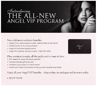 Visit the angel credit card page on the vs website. J'Adore These Stores: Victoria's Secret: VIP Angel Cards