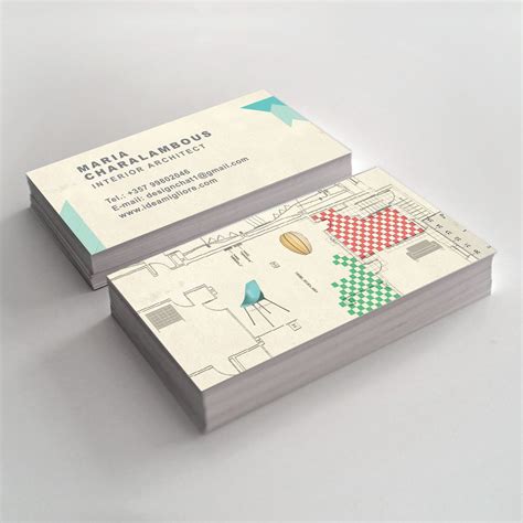 Interior Designer Interior Designer Business Card Architecture