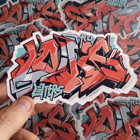 Graffiti Stickers Pack 1 Etsy