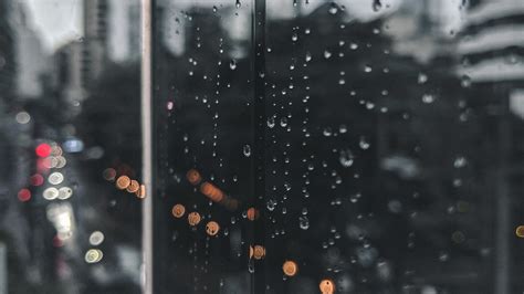 Photography Lights Raindrop Glass Hd Wallpaper