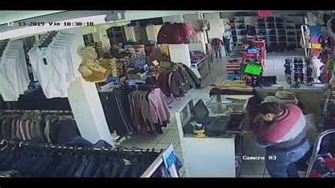 Momentos Del Asalto A Mano Armada En Tienda De La Juan Escutia YouTube