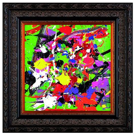 Andy warhol und harald glööckler sind herausragende kultfiguren ihrer zeit. Harald Glööckler Original Gemälde Desaströös 40 x 40 cm | Pompöös by Casa Padrino