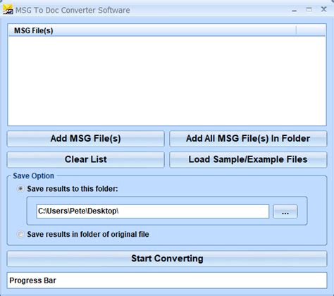 Msg To Doc Converter Software