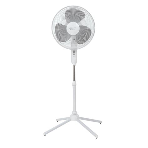 Comfort Zone 16 3 Speed Oscillating Pedestal Fan With Folding Base And