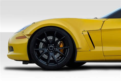 Corvette c6 grand sport gs carbon fiber hydrographics / painted fender emblems. Duraflex D Sport Front Fender Flares - 2 Piece for 2005 ...