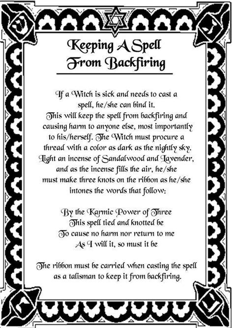 Image Result For Black And White Printable Wicca Spell Pages Witchcraft