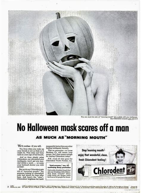 The Scariest Vintage Halloween Ads Vintage Everyday