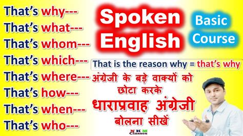 Spoken English Course Basic English Speaking Course