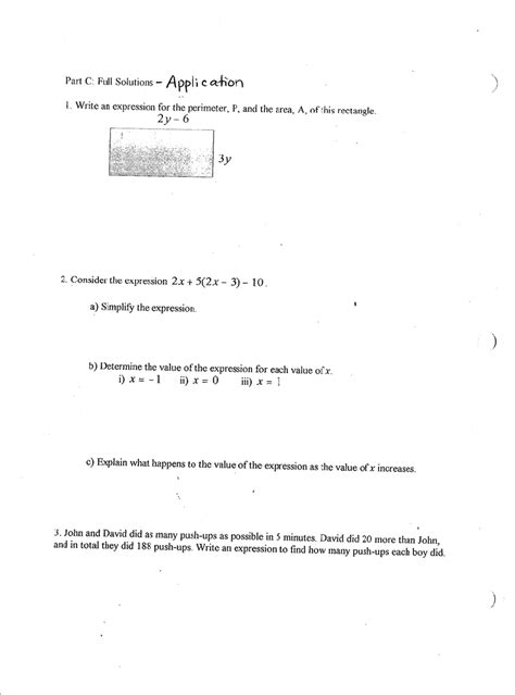 Grade 9 Academic Math Practice Test
