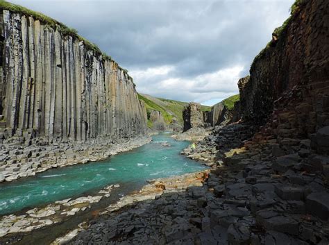 Stuðlagil Basalt Column Canyon Iceland Basalt Columns Basalt Iceland