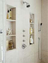 Photos of How To Build Shelves In A Tile Shower