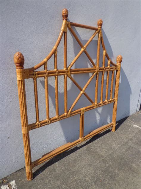 Maybe you would like to learn more about one of these? Headboard Queen Vintage Rattan Peacock Sunshine Bed Beachy ...