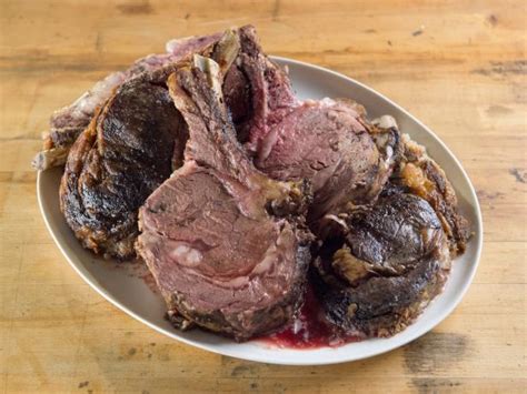 Brown isn't interested in novelty, he's just devoted to. Prime Rib with Red Wine-Thyme Butter Sauce Recipe | Bobby ...