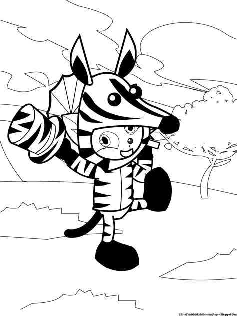 Zebra Coloring Pages Free Printable Kids Coloring Pages