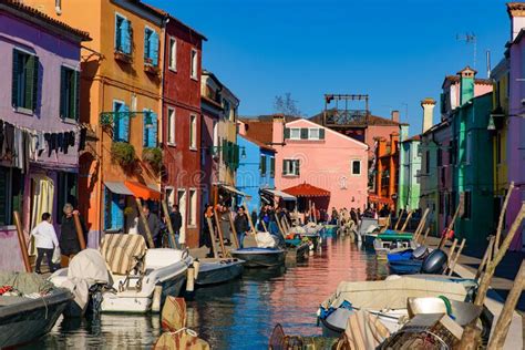 Burano Island Famous For Its Colorful Fishermen S Houses In Venice