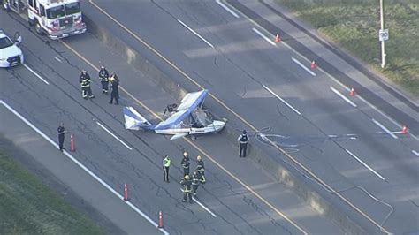 No Major Injuries As Small Plane Makes Emergency Landing On Highway 91