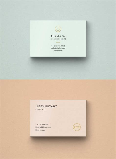 Free Business Card Templates Libby Co Boutique Branding Within Free