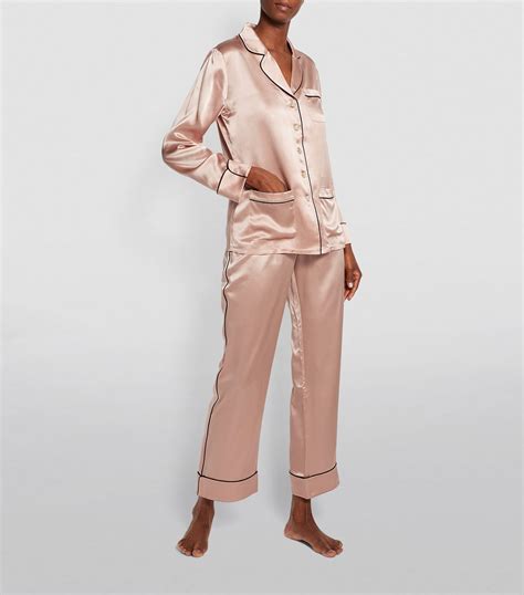 Olivia Von Halle Silk Coco Pyjama Set Harrods Us