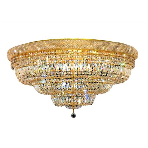 Luminous Lighting Primo 21 In Gold Flush Mount Light At