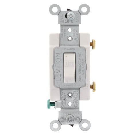 Cs120 2w Leviton Cs120 2w Single Pole Toggle Light Switch