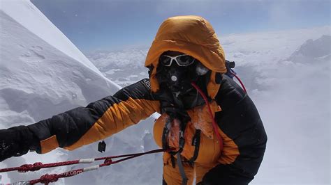 Climbing The Summit Of Mt Everest