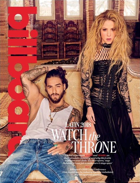Maluma Shakira Billboard 2018 Cover Photo Shoot