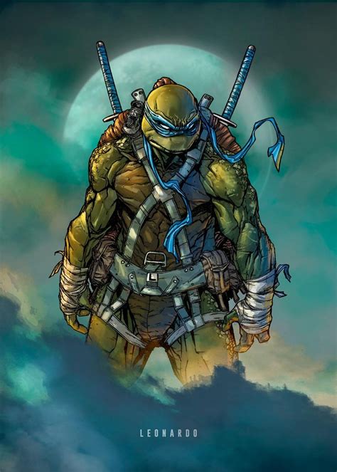 Tmnt Leonardo Colors By Le0arts On Deviantart Teenage Mutant Ninja Turtles Artwork Teenage