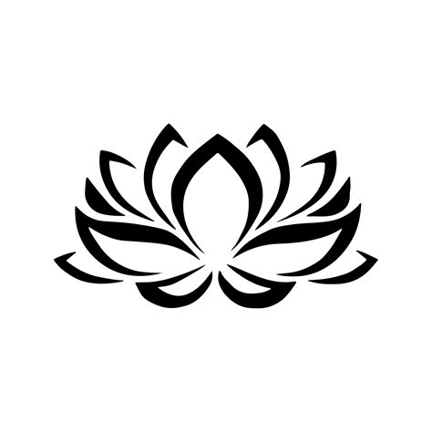 Lotus Flower Stencil For Crafts And Walls Stencil Revolution Lotusblume