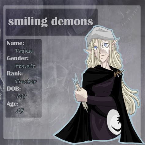 Smiling Demon Vodka Bio By A Dreamare On Deviantart