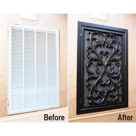 I checked out the price on vent covers and quickly realized i didn't want to spend $500.00 for a custom with a few tools and some supplies from the local home improvement store, you can make a decorative air vent cover for about $40.00. Wilker Do's: DIY Decorative Vent Cover