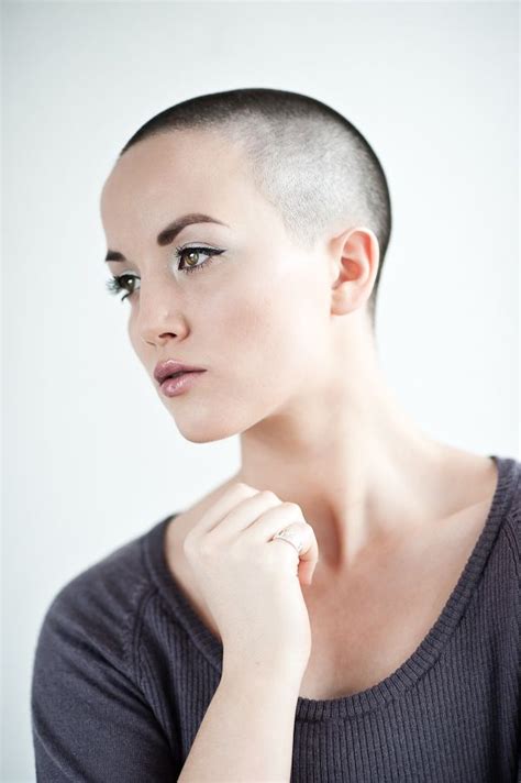Number 1 haircut all over woman. 17 Best images about Bald is Beautiful on Pinterest | Cate ...