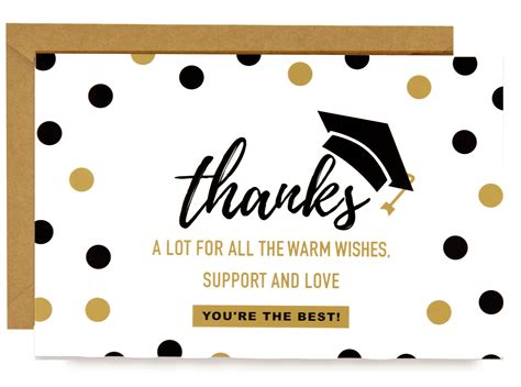Graduation Thank You Cards 2022 Pack Of 24 Notecards Set With Message