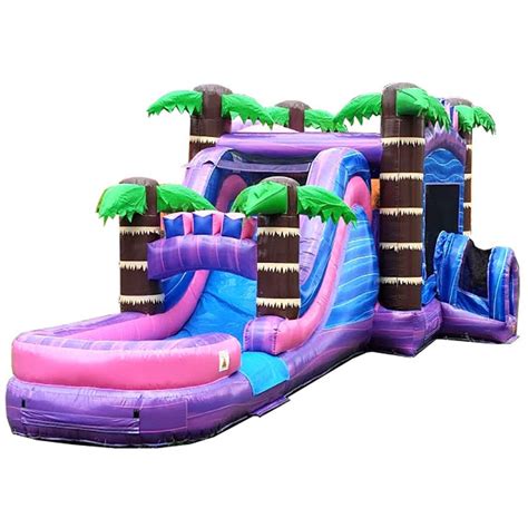 Tentandtable Mega Inflatable Water Slide Bounce House Combo With Blower