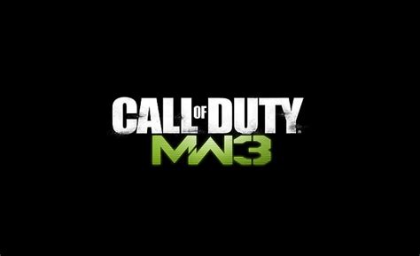 Hd Wallpaper Call Of Duty Mw3 Logo Call Of Duty Modern Warfare 3