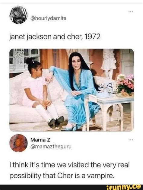 Janet Jackson And Cher 1972 Think Its Time We Visited The Very Real
