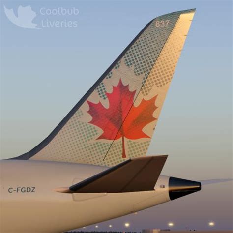 Air Canada Frosted Leaf B Aircraft Skins Liveries X Plane My Xxx Hot Girl