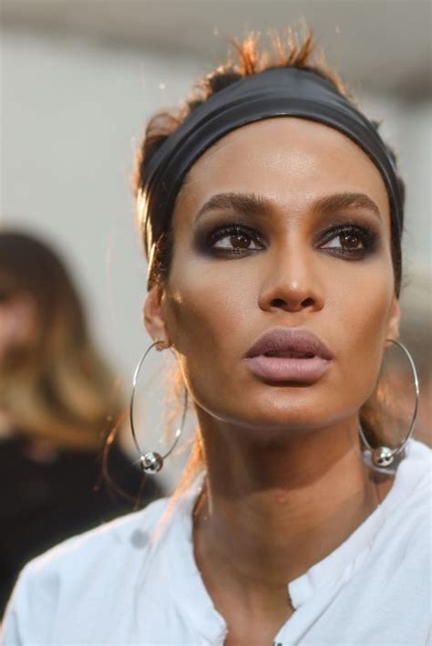 Joan Smalls On The Backstage Of Tom Ford Show At New York Fashion Week