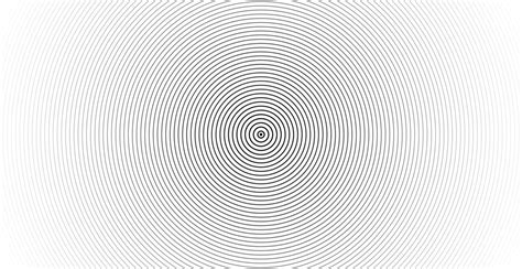 Concentric Circle Sound Wave Abstract Line Pattern 2406266 Vector Art
