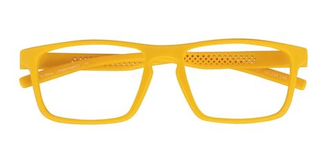 First Rectangle Yellow Frame Glasses For Men Eyebuydirect