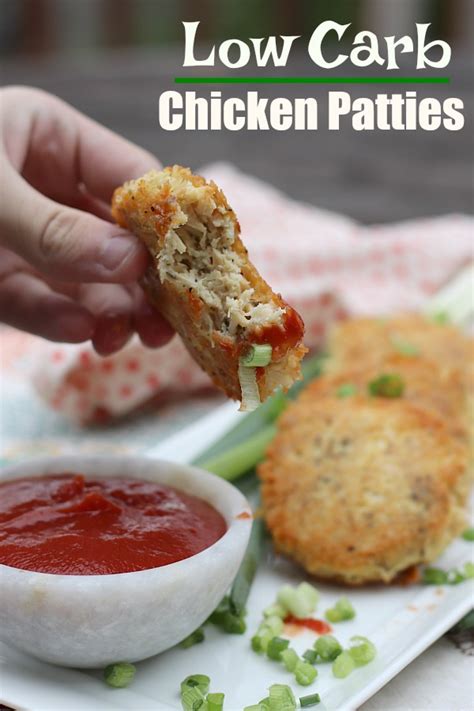Low Carb Chicken Patties Recipe Chicken Nugget Recipes Low Carb