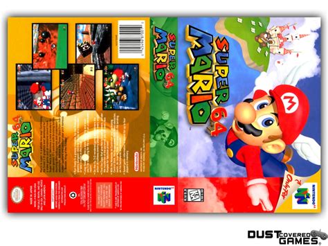 Super Mario 64 N64 Nintendo 64 Game Case Box Cover Nintendo 64 Game
