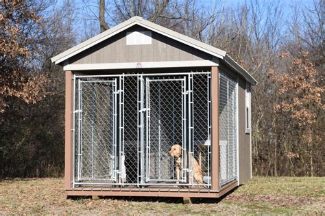 Outdoor Double Dog Kennel Archives Derksen Portable Buildings