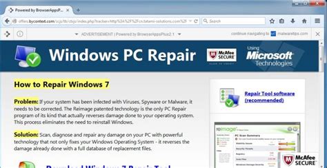 Download our free virus scanner and removal tool. How to remove "Windows PC Repair" pop-up ads (Virus ...