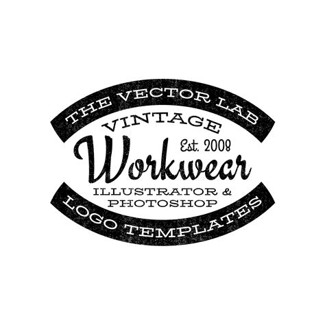 Vintage Workwear Logo Templates Thevectorlab