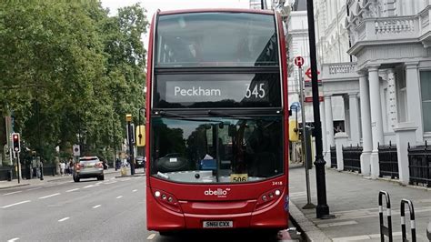 London Bus Route 345 South Kensington To Peckham Subtitles Youtube