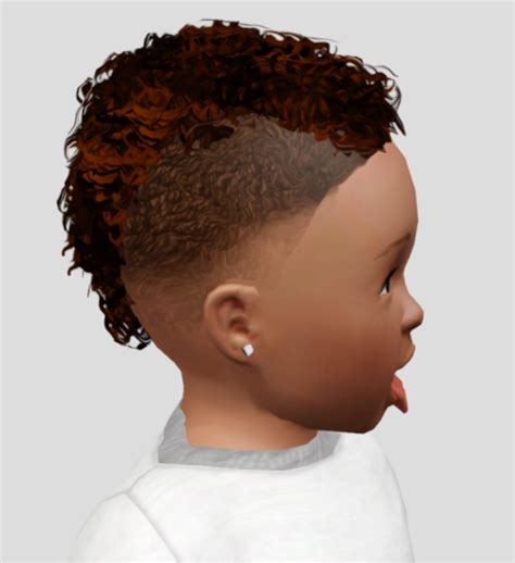 Mochasims Curly Hawk Sims 4 Toddler Toddler Hair Sims 4 Sims 4 Images