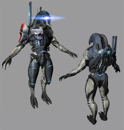 Geth Concept Characters And Art Mass Effect 2