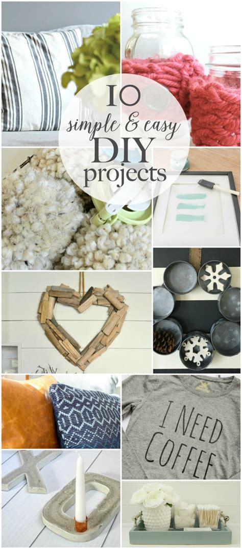 Diy tiny home decorating on a tiny budget says learn how to build a crafts and gifts for workshop | woodworking projects says 10 Simple and Easy DIY Projects | The Turquoise Home