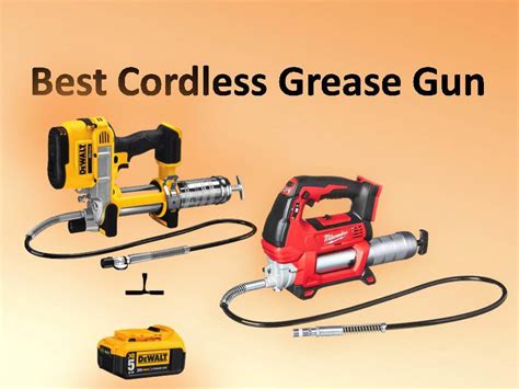 The 5 Best Battery Powered Cordless Grease Gun 2022