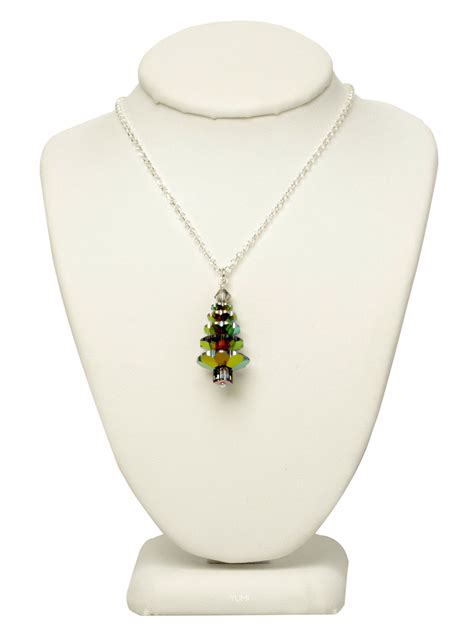 Evergreen Crystal Tree Necklace Large Yumi Jewelry Plants
